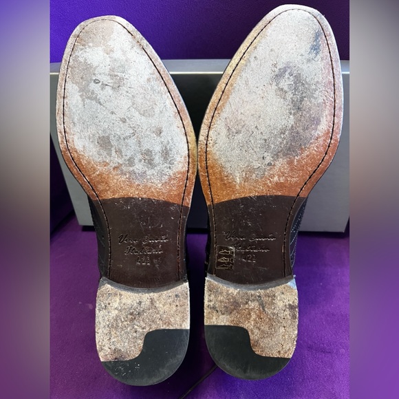 Antonio Maurizi Men's Leather Wingtip Oxfords US 9 1/2: EU 42 1/2 - Dark Coffee - Picture 7 of 10